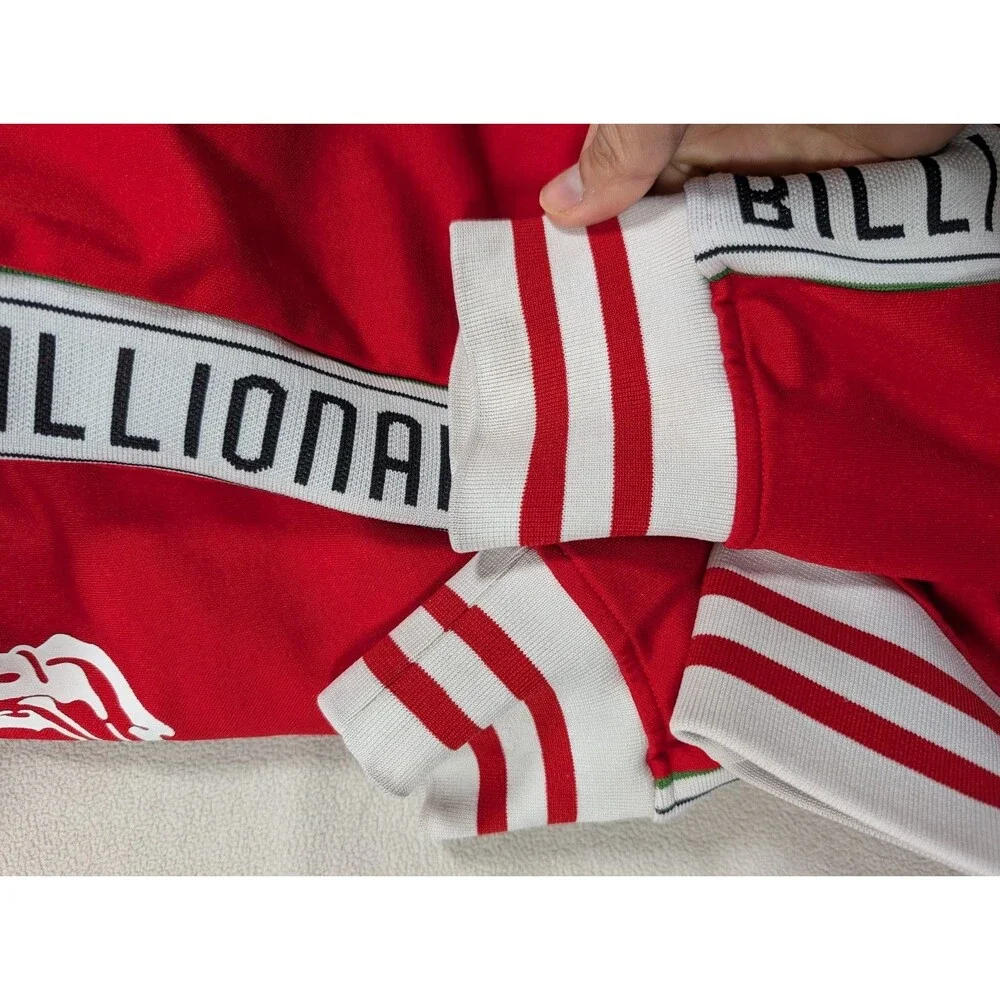 Billionaires Boys Club Red The Mickey Track Jacket Mens Size L Streetwear Y2K